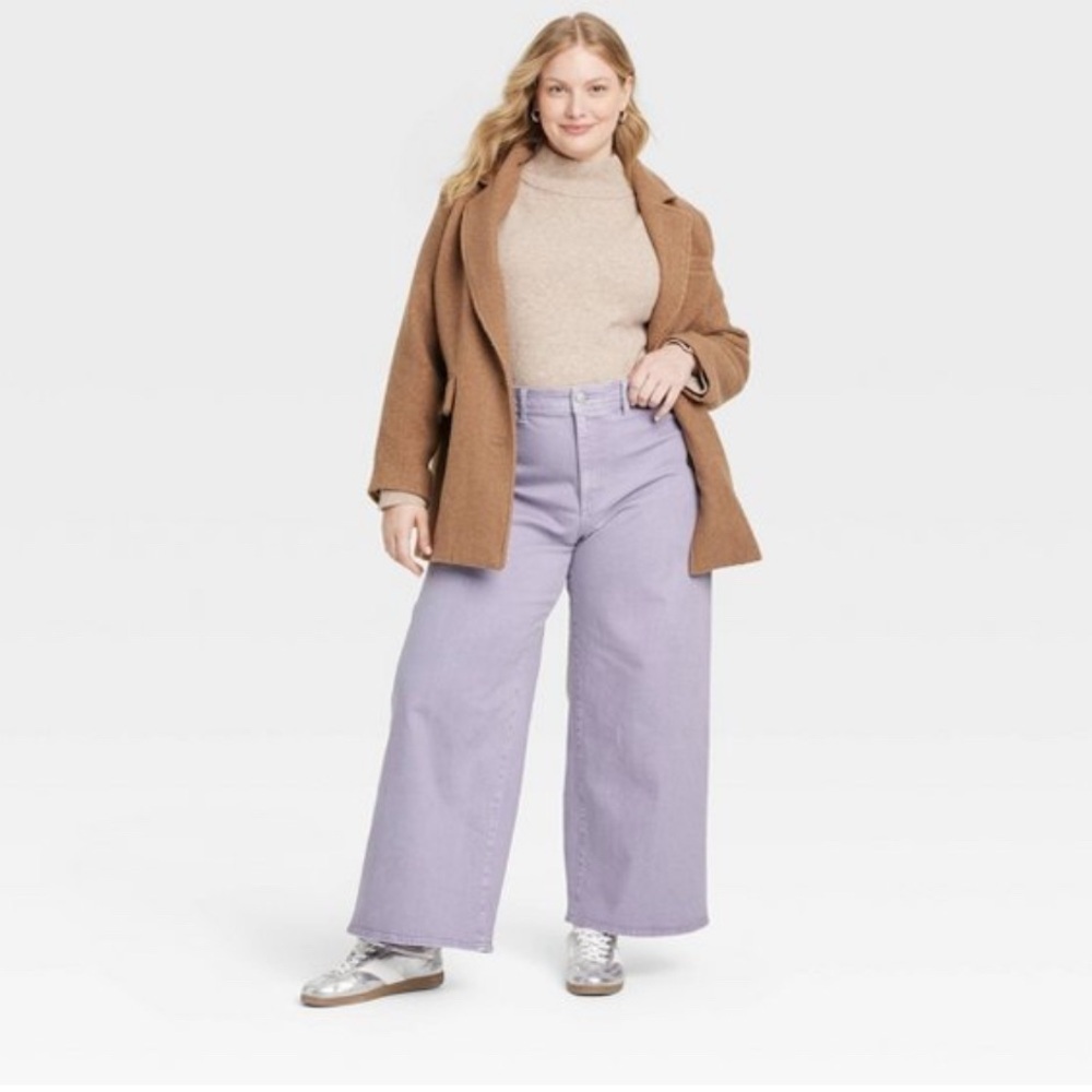 COPY - Universal Thread lavender high-rise wide-leg jeans Size 12